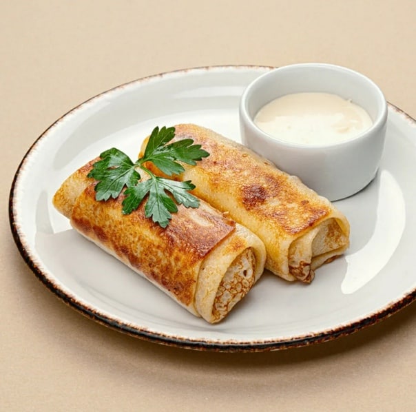 Блины с курочкой