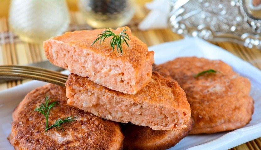 Котлеты рыбные (форель)